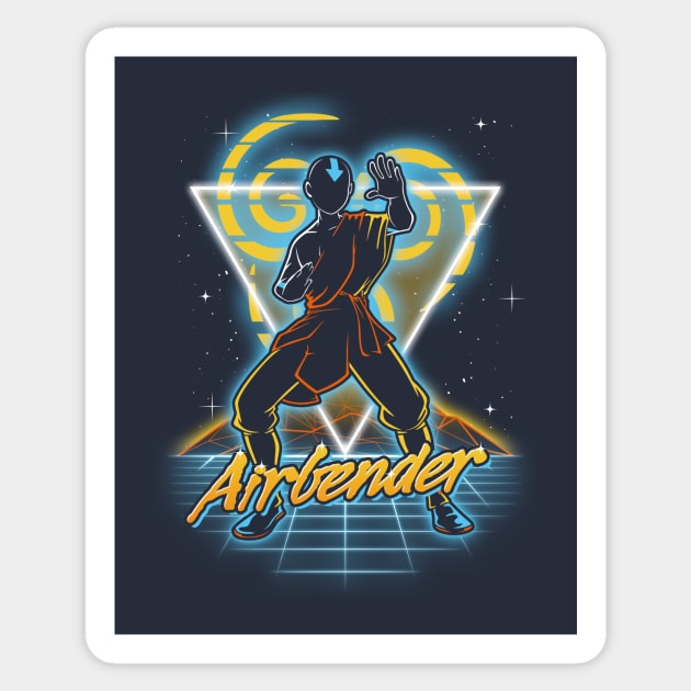 Retro Airbender Sticker by Olipop